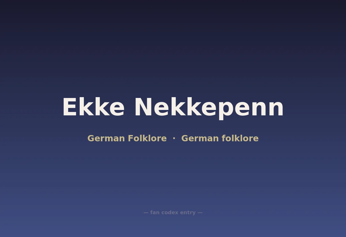 Ekke Nekkepenn