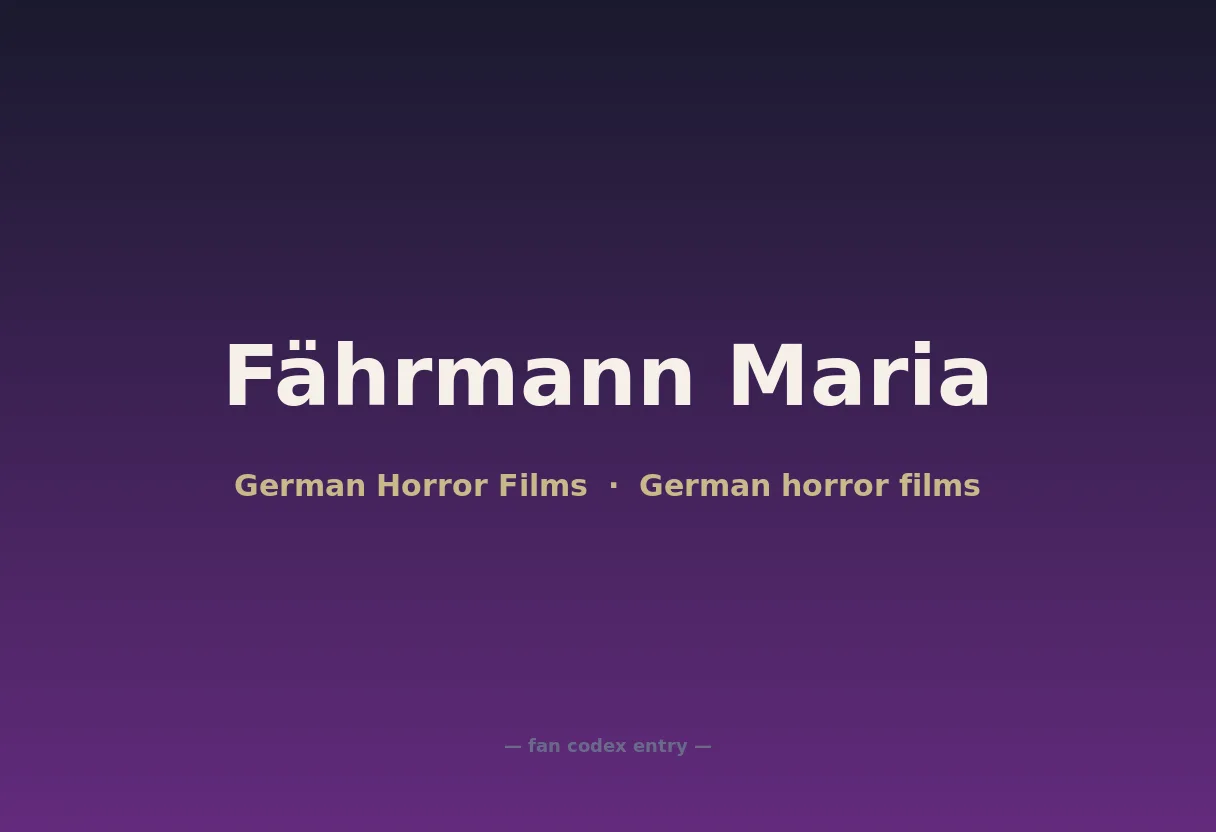 Fährmann Maria