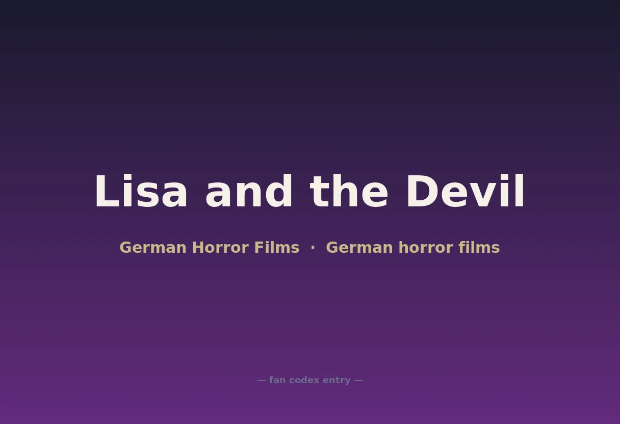 Lisa and the Devil