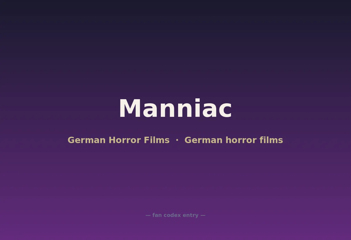 Manniac