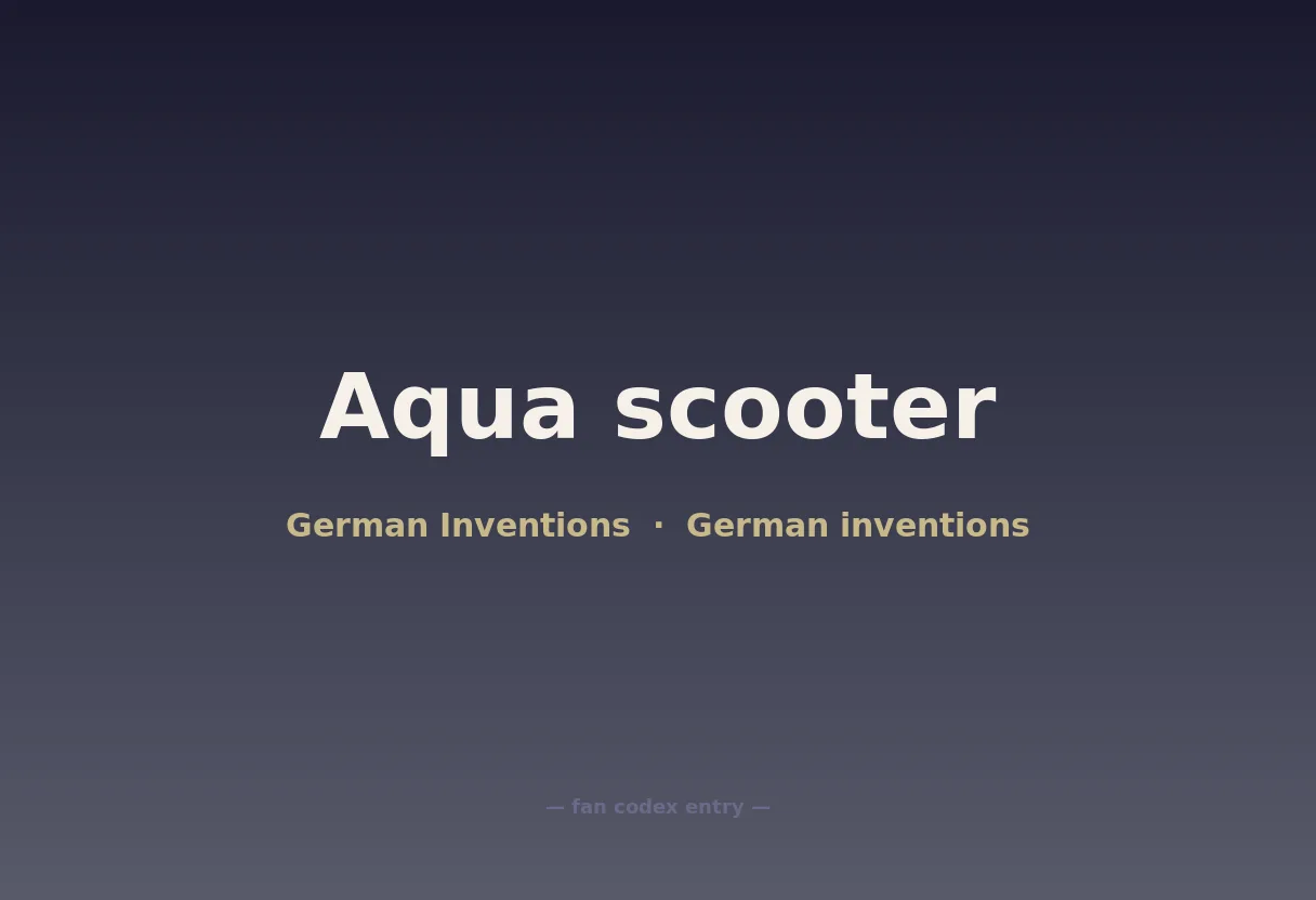 Aqua scooter