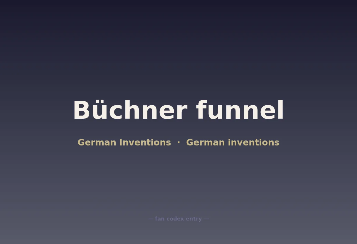 Büchner funnel
