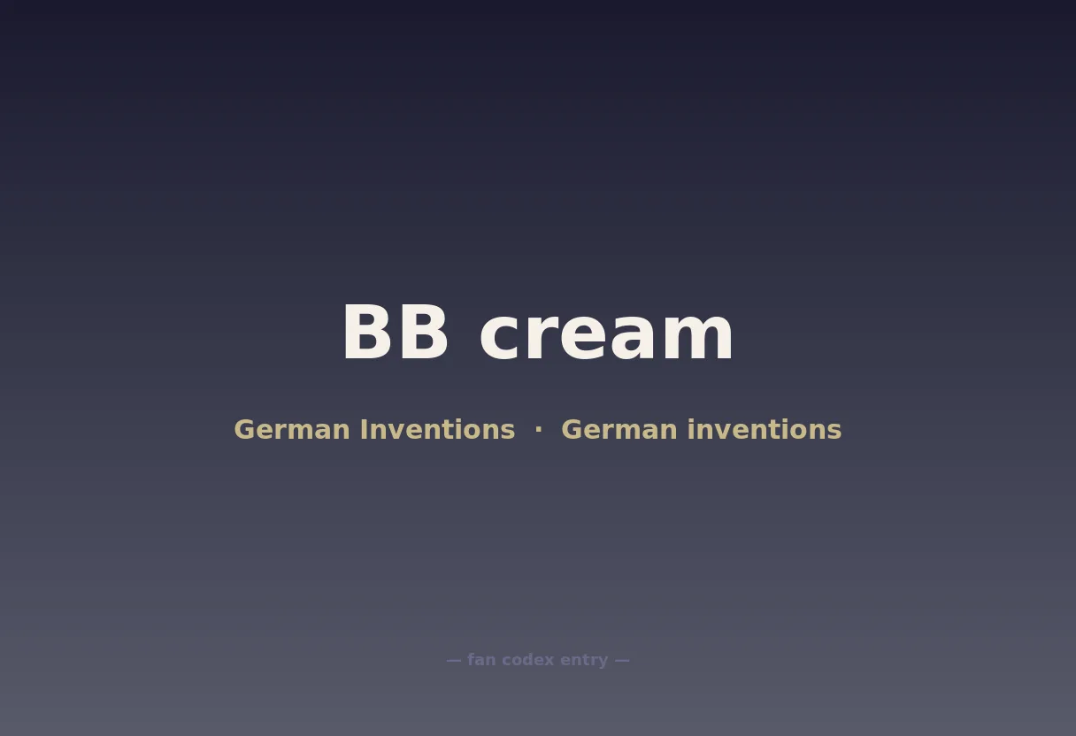 BB cream