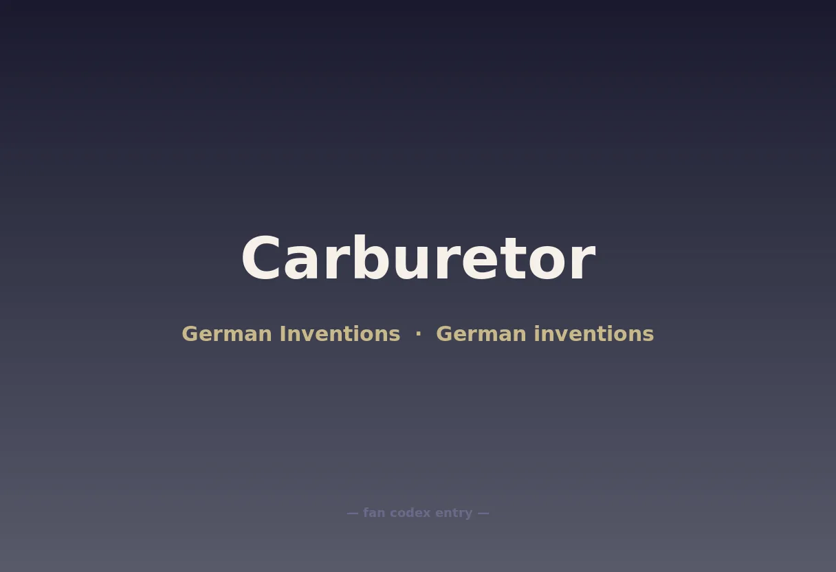 Carburetor