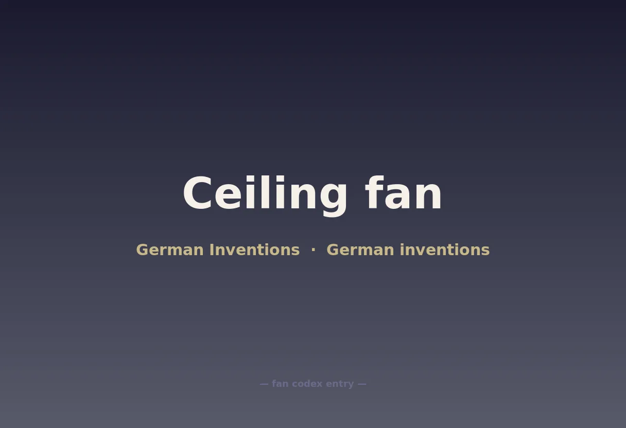 Ceiling fan