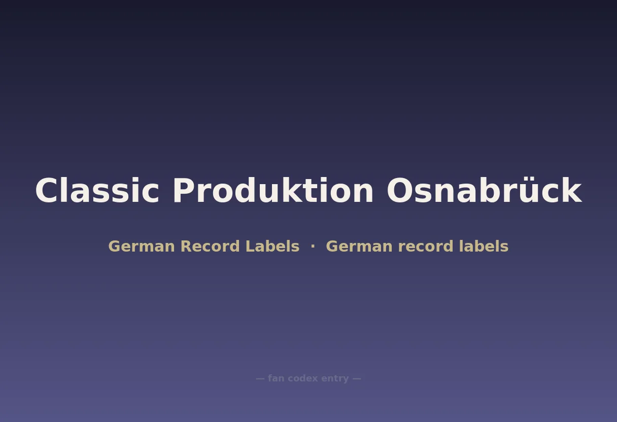 Classic Produktion Osnabrück
