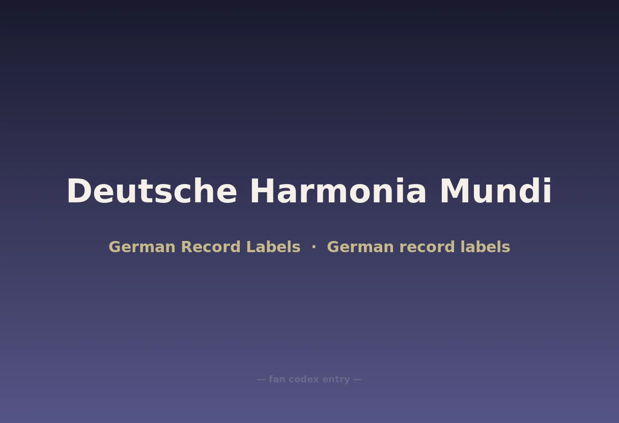 Deutsche Harmonia Mundi