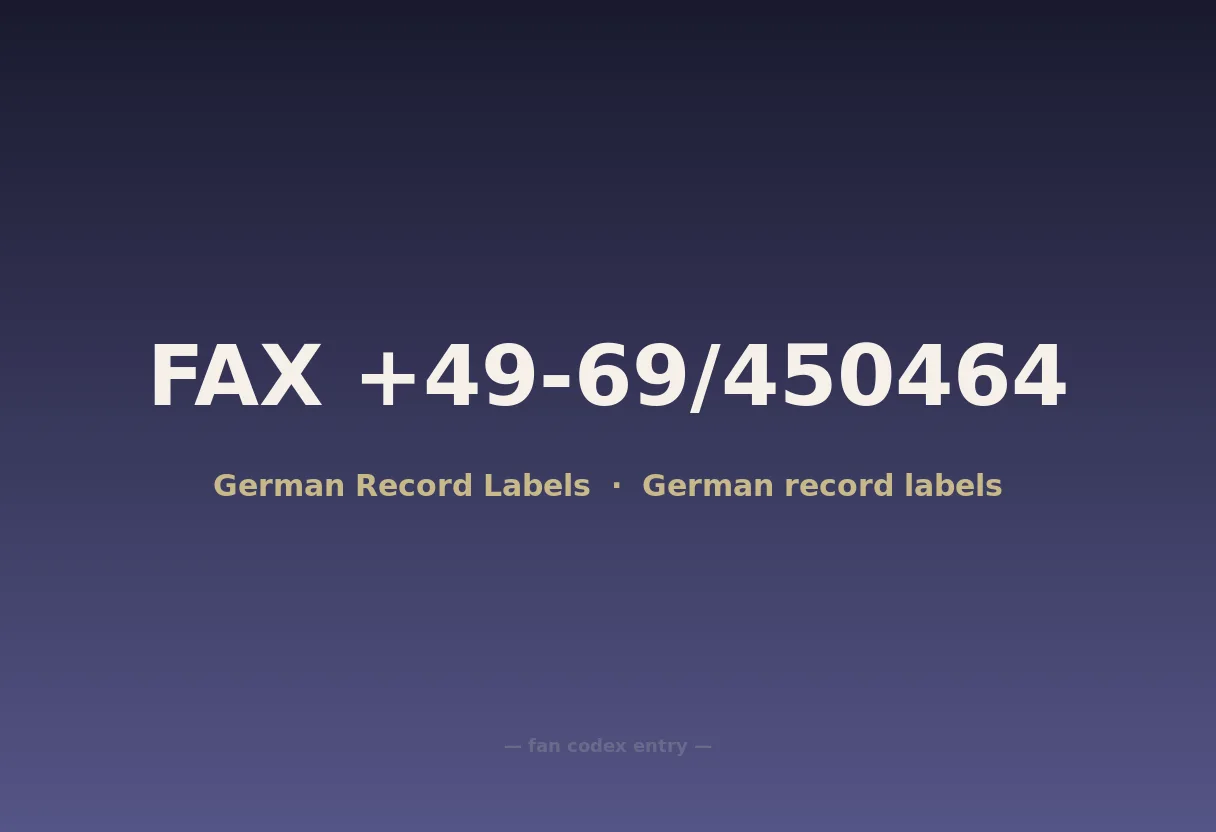 FAX +49-69/450464