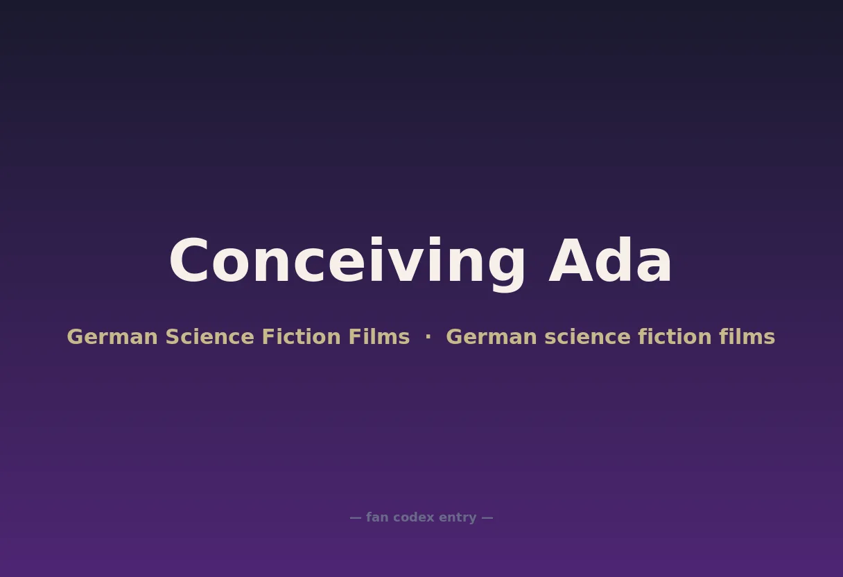 Conceiving Ada