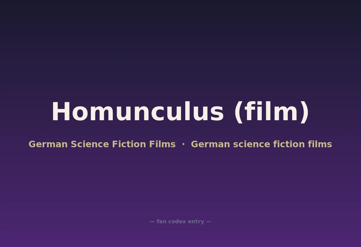 Homunculus (film)