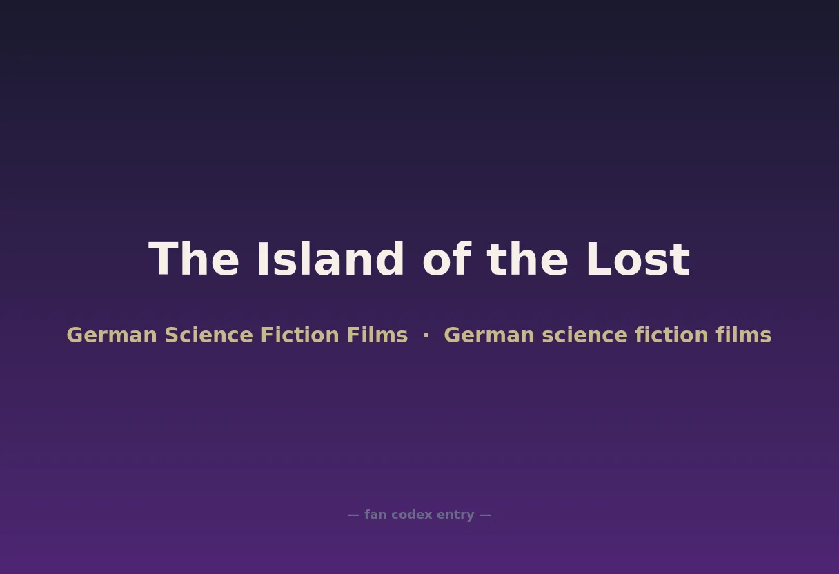 The Island of the Lost