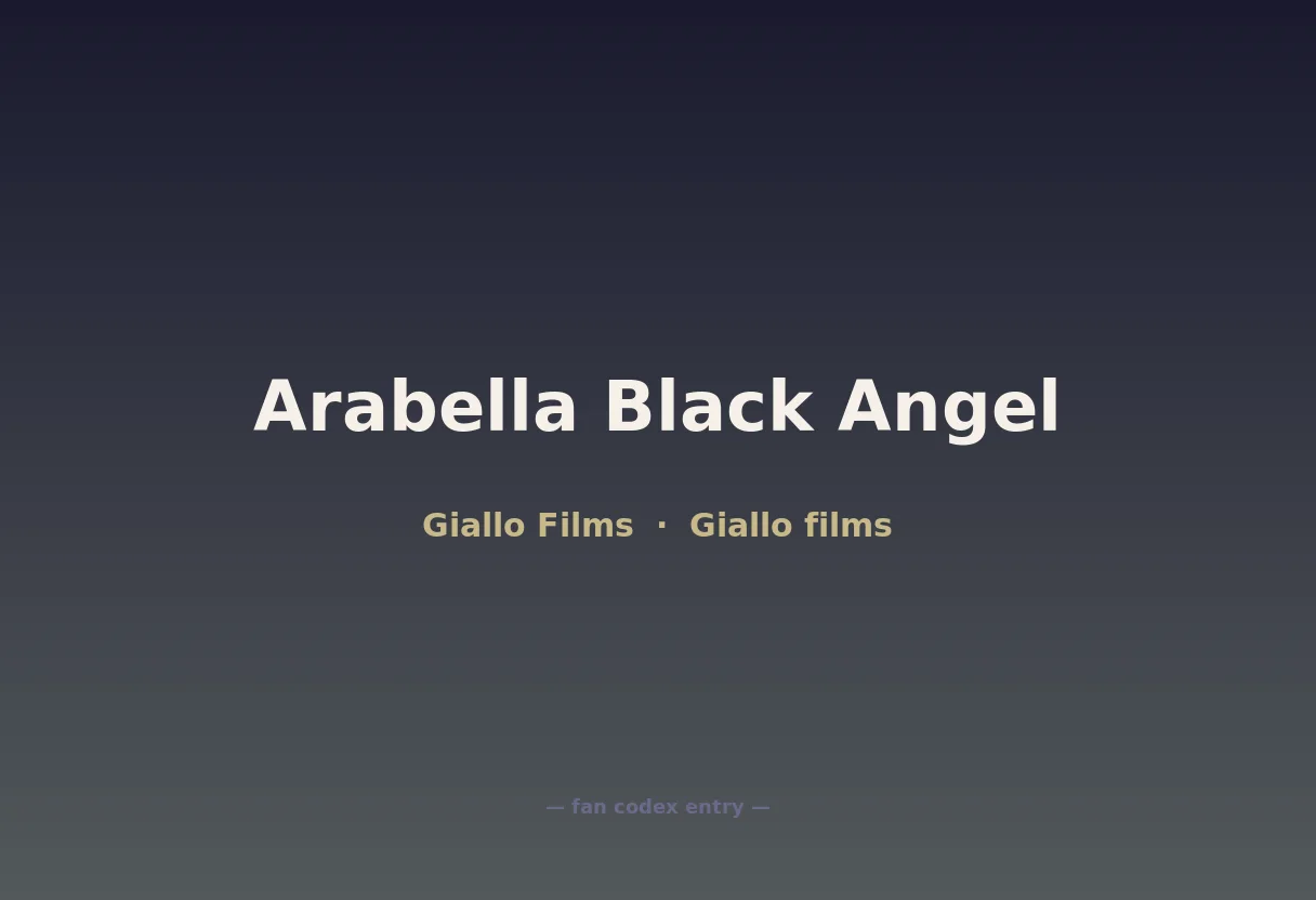 Arabella Black Angel