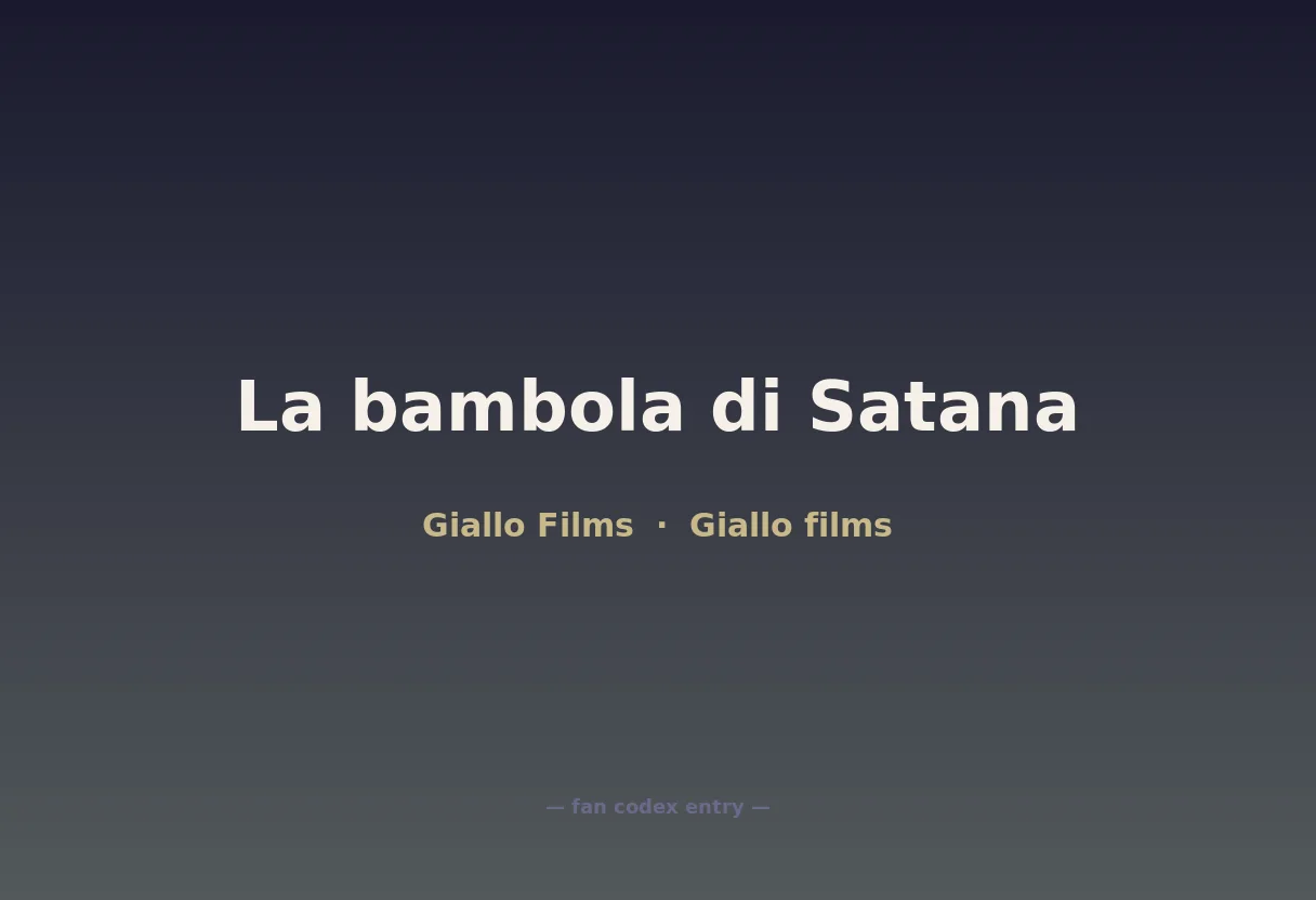 La bambola di Satana