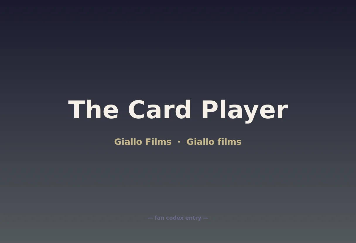 The Card Player