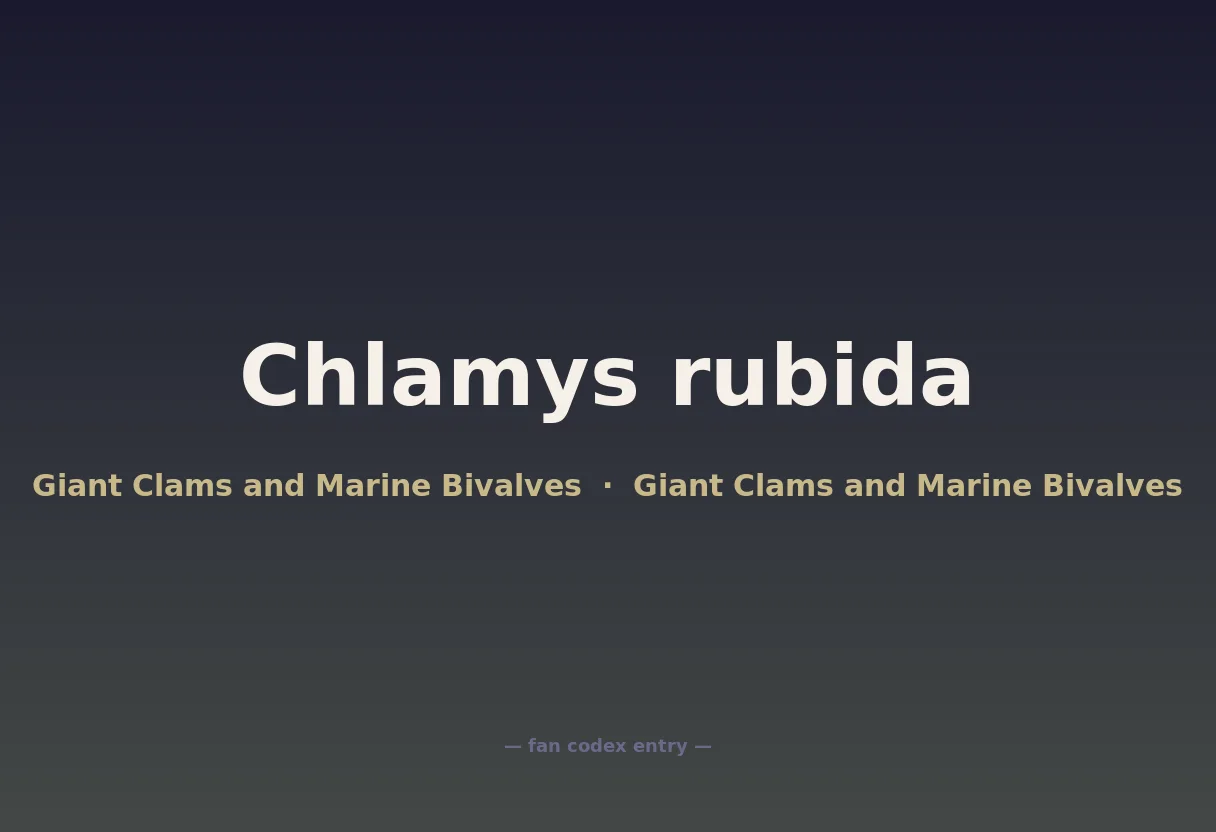 Chlamys rubida