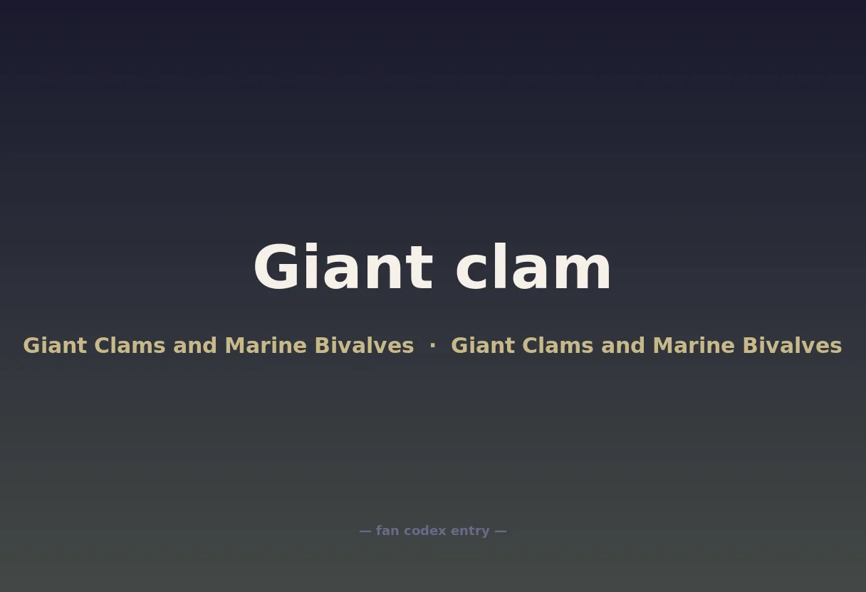 Giant clam