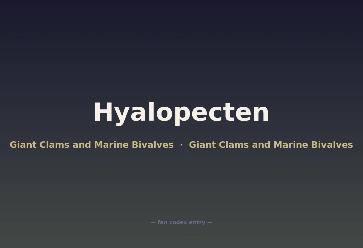 Hyalopecten