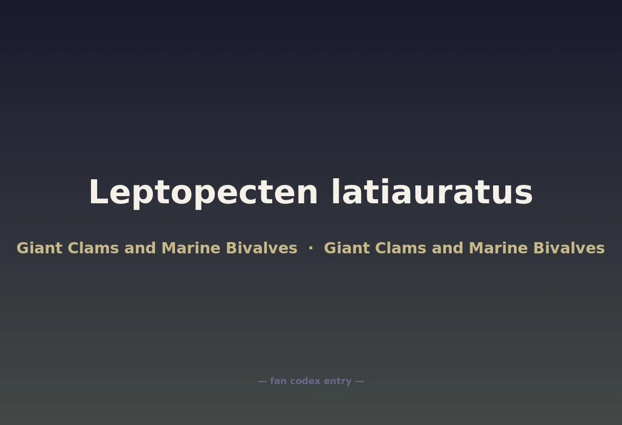 Leptopecten latiauratus