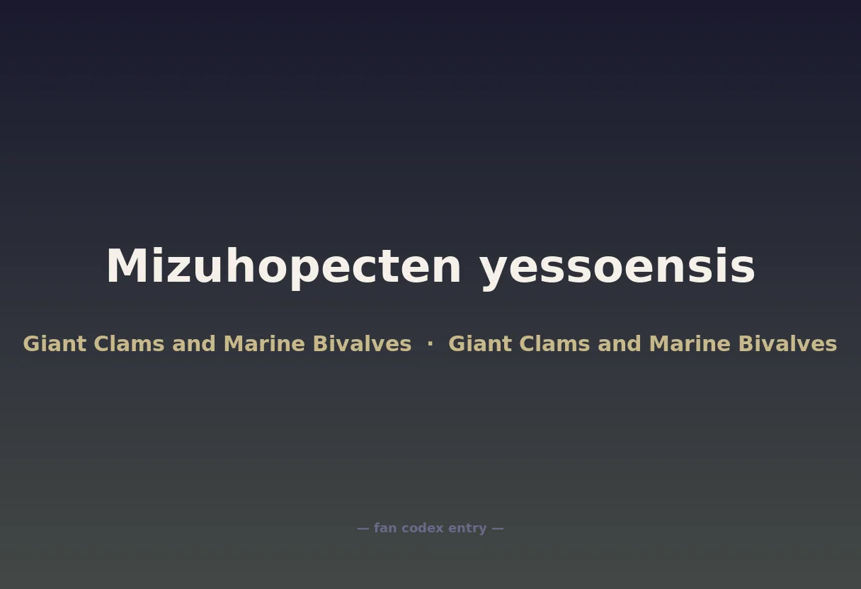 Mizuhopecten yessoensis