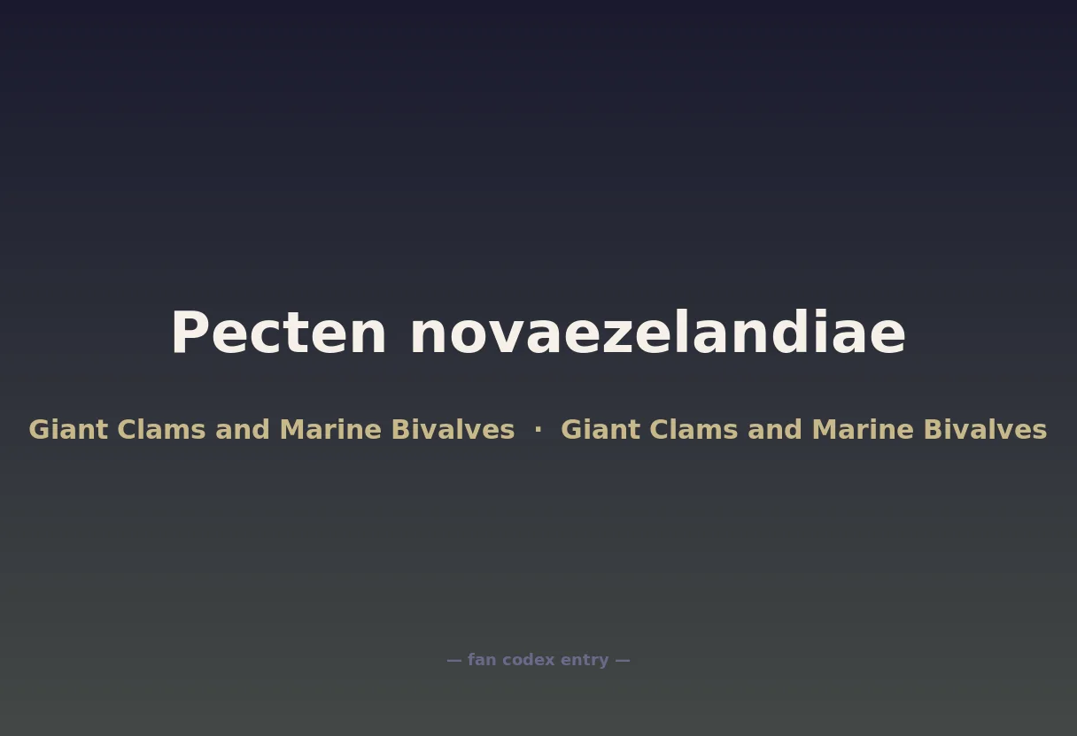 Pecten novaezelandiae