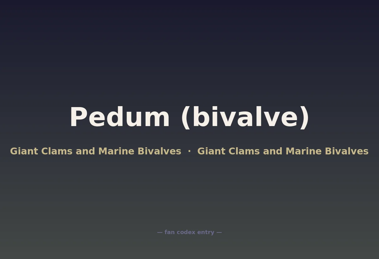 Pedum (bivalve)