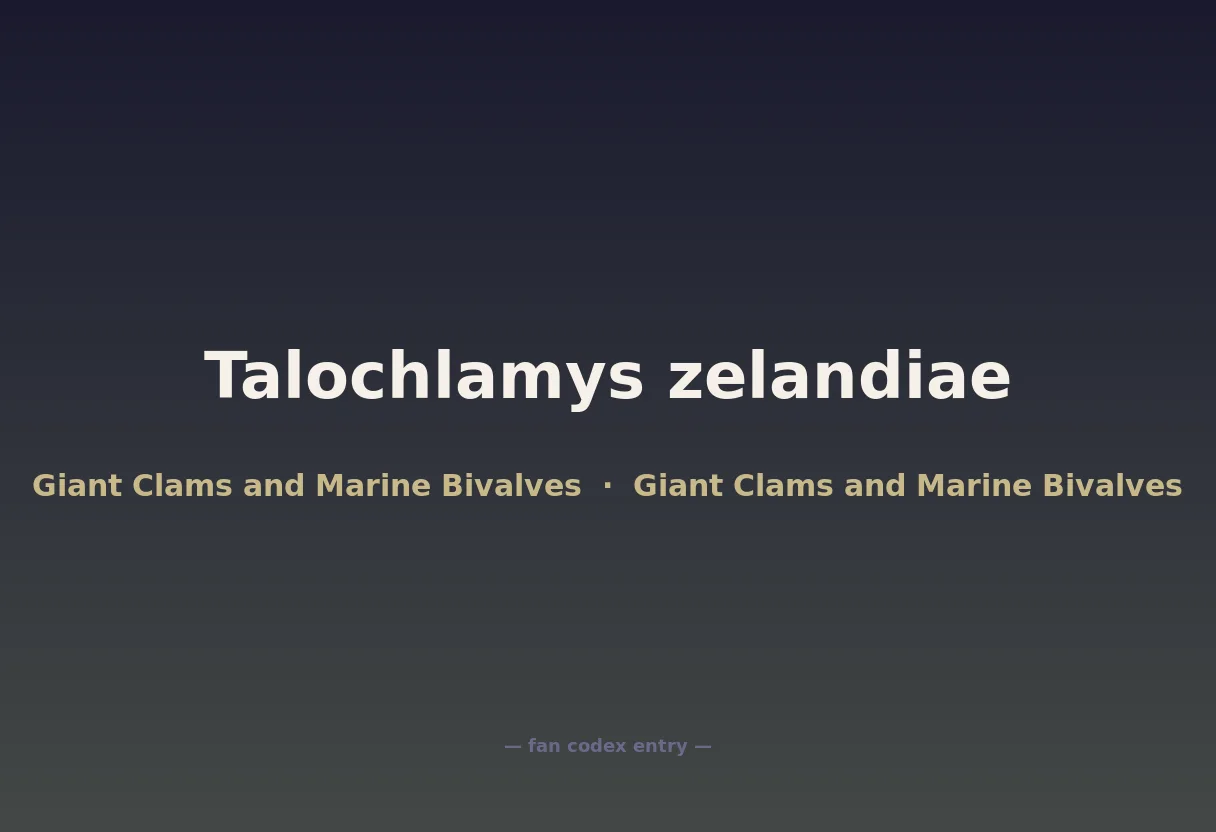 Talochlamys zelandiae
