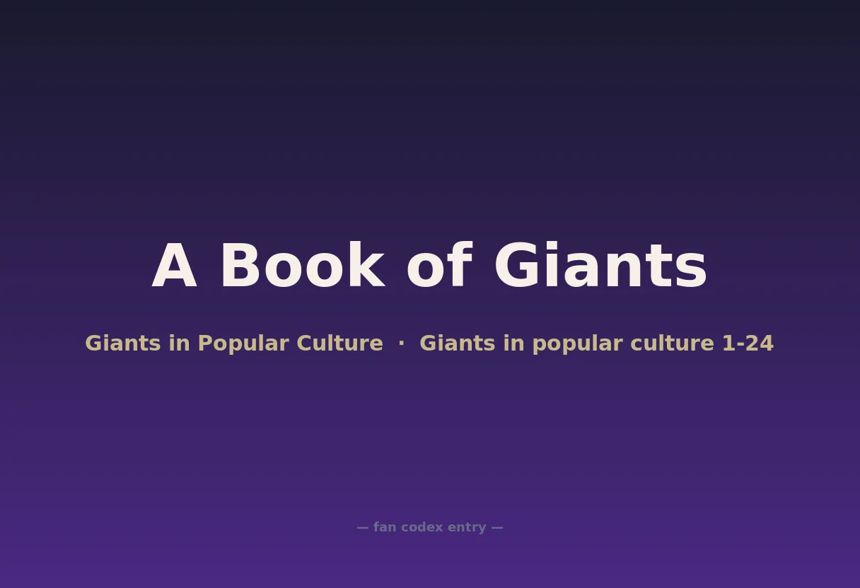A Book of Giants