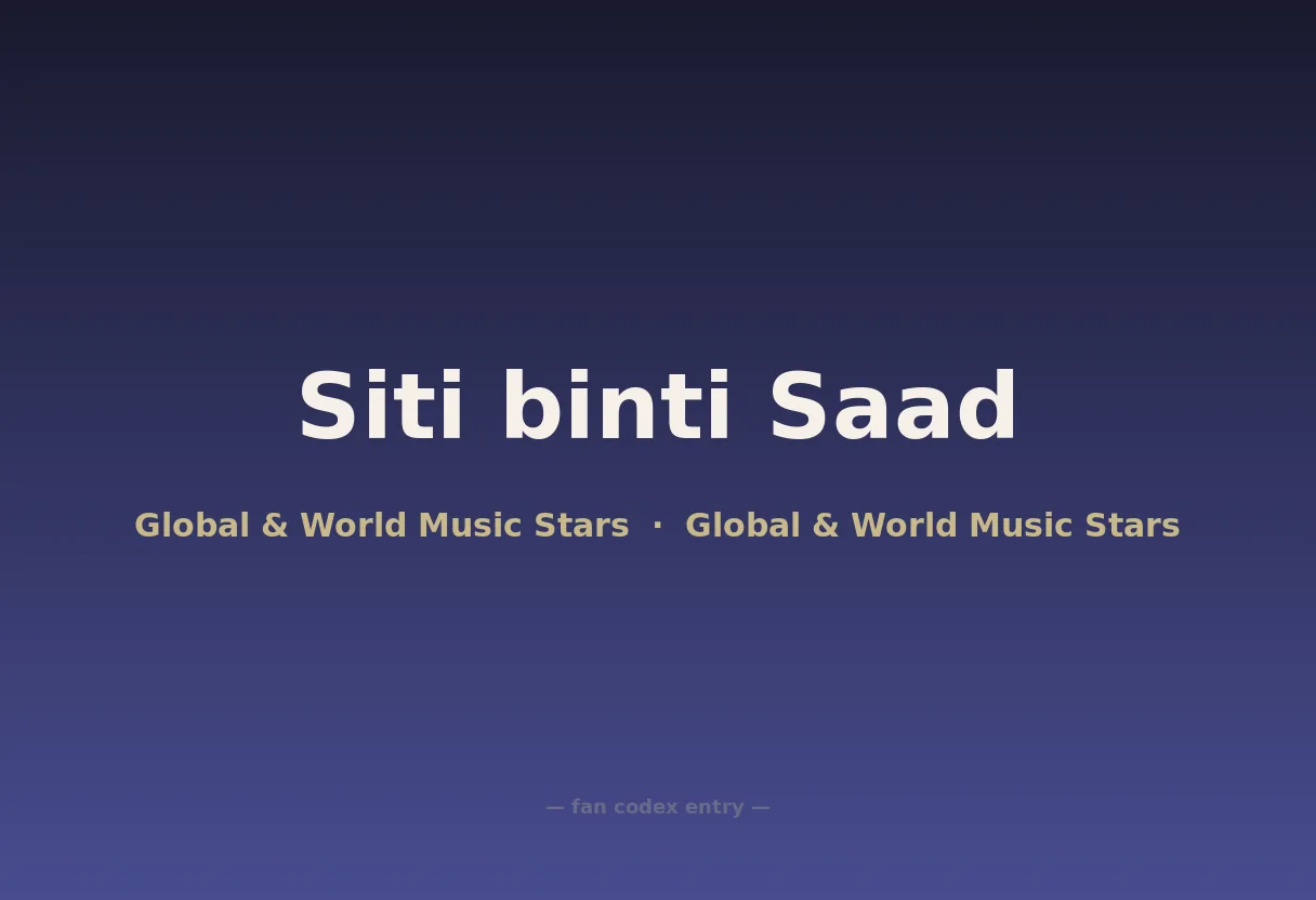 Siti binti Saad
