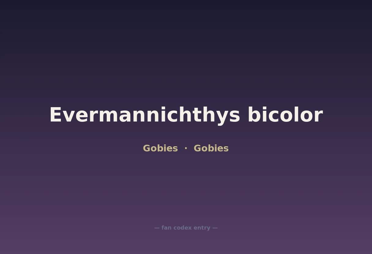 Evermannichthys bicolor