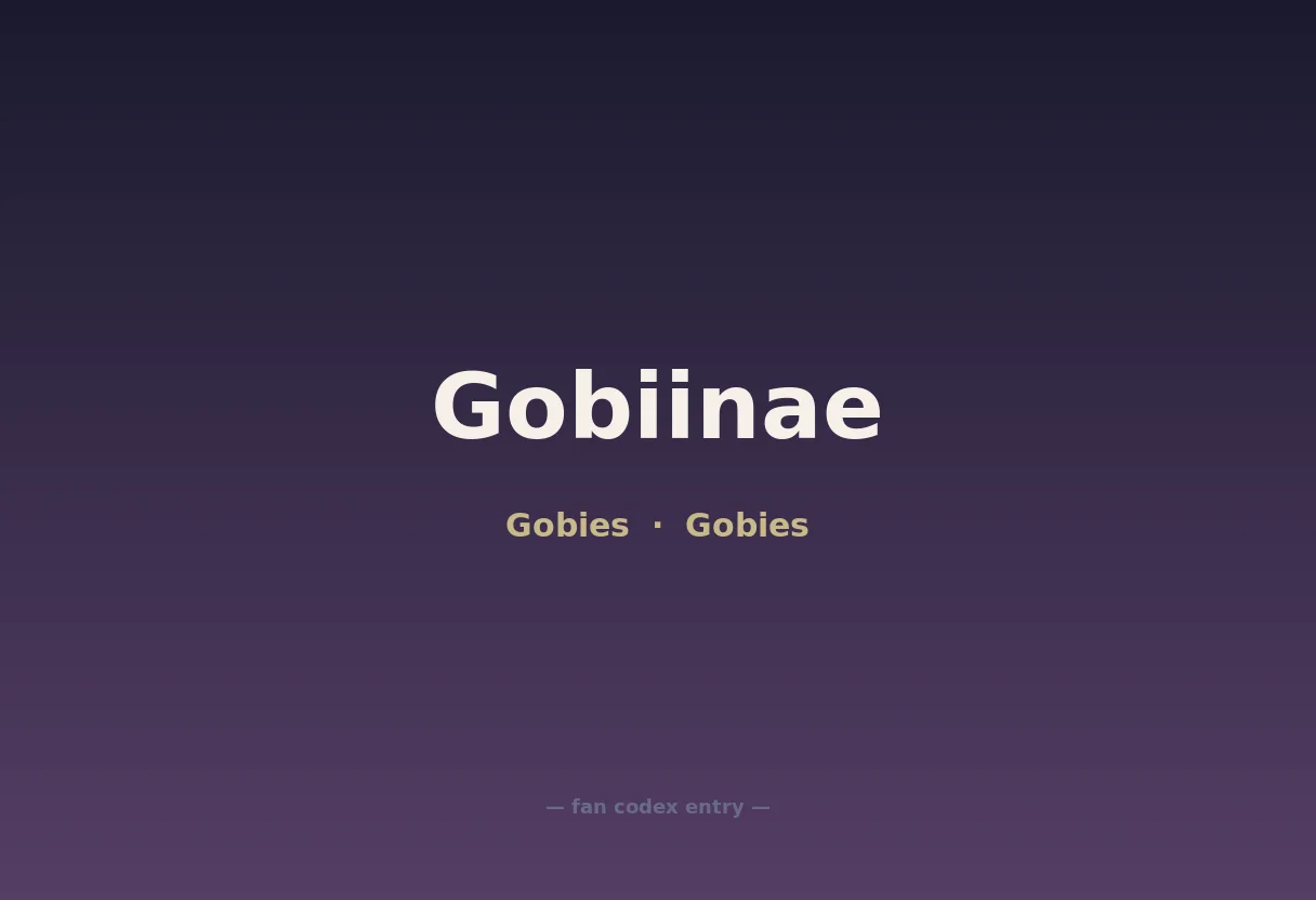 Gobiinae