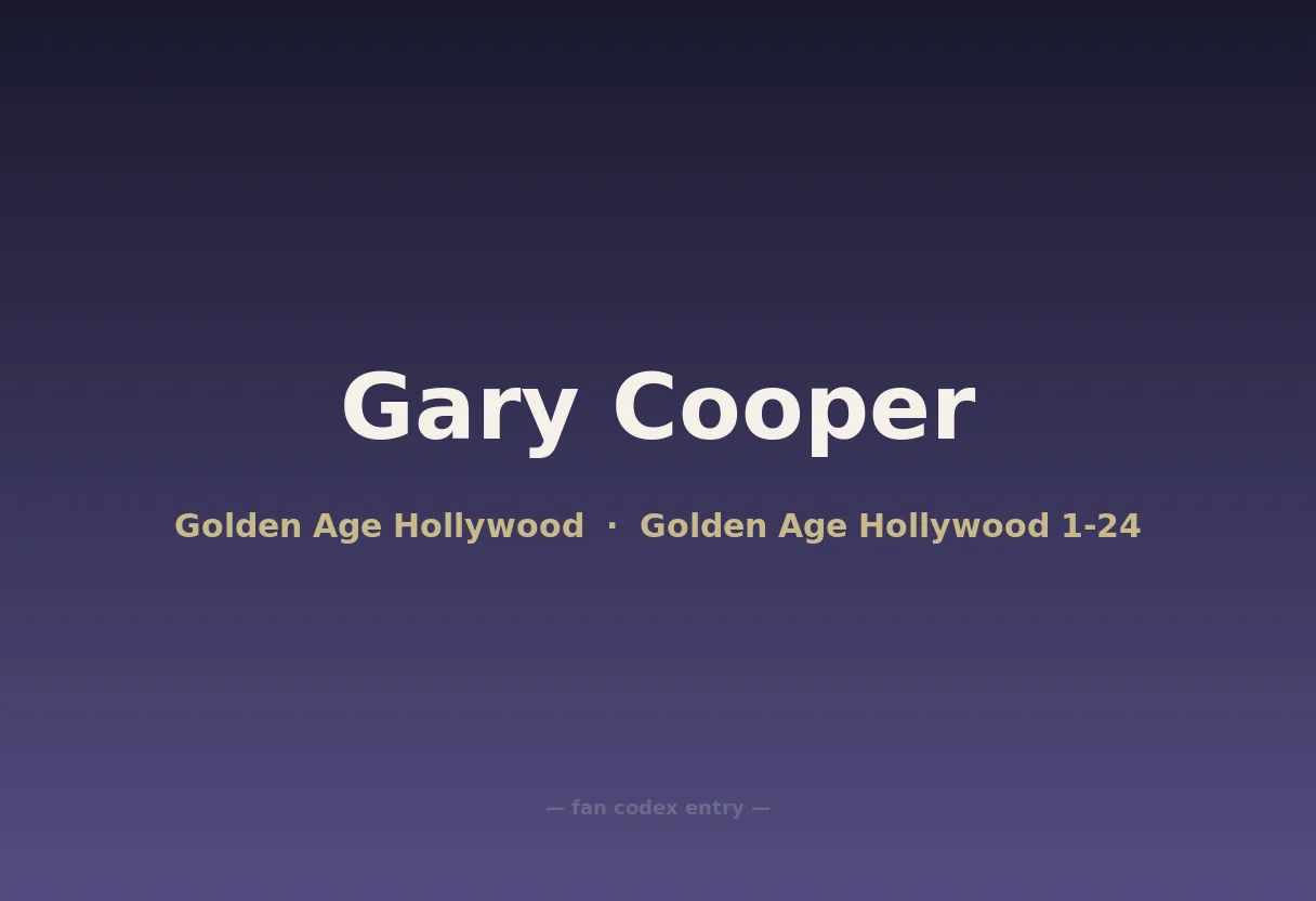 Gary Cooper
