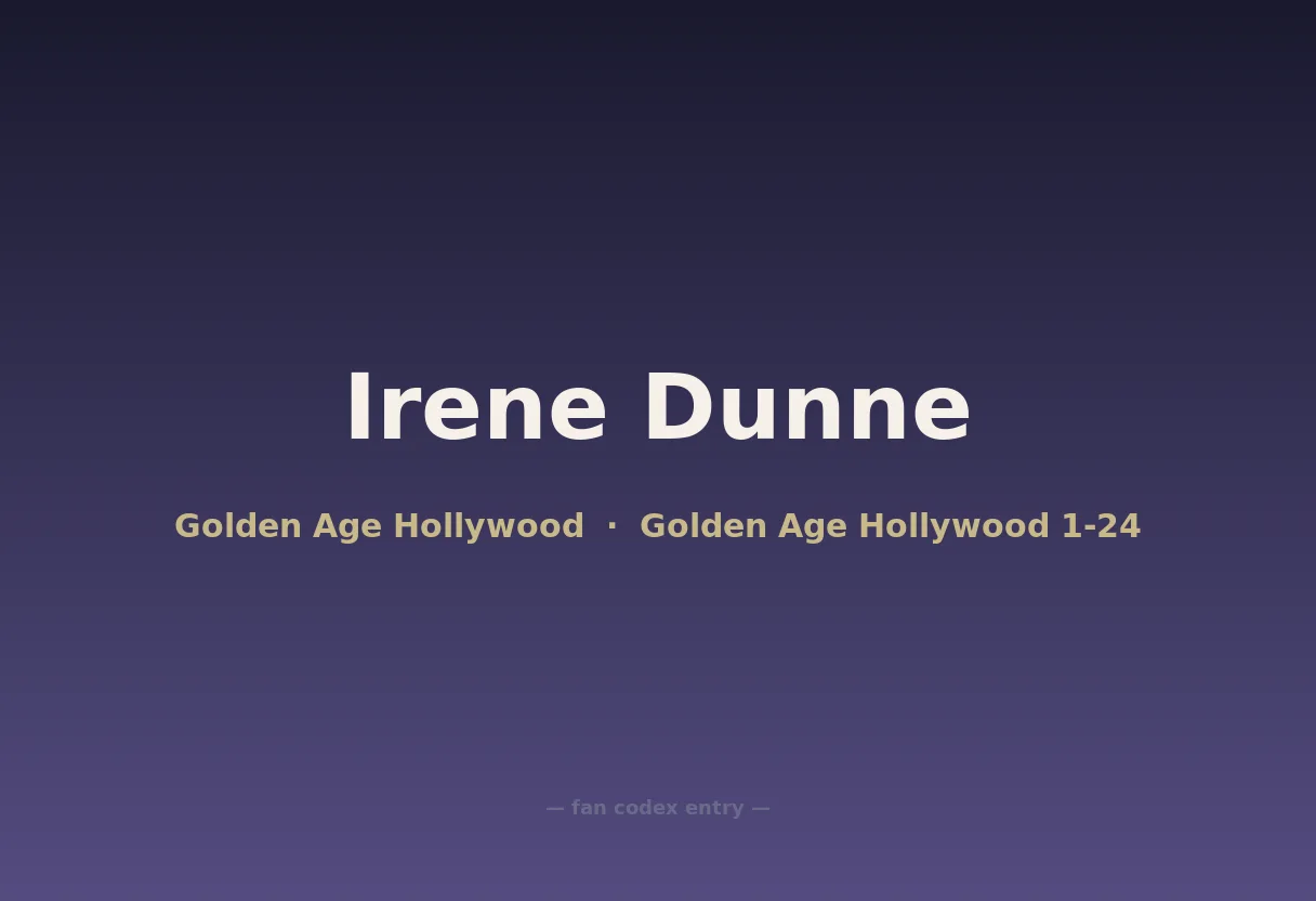 Irene Dunne