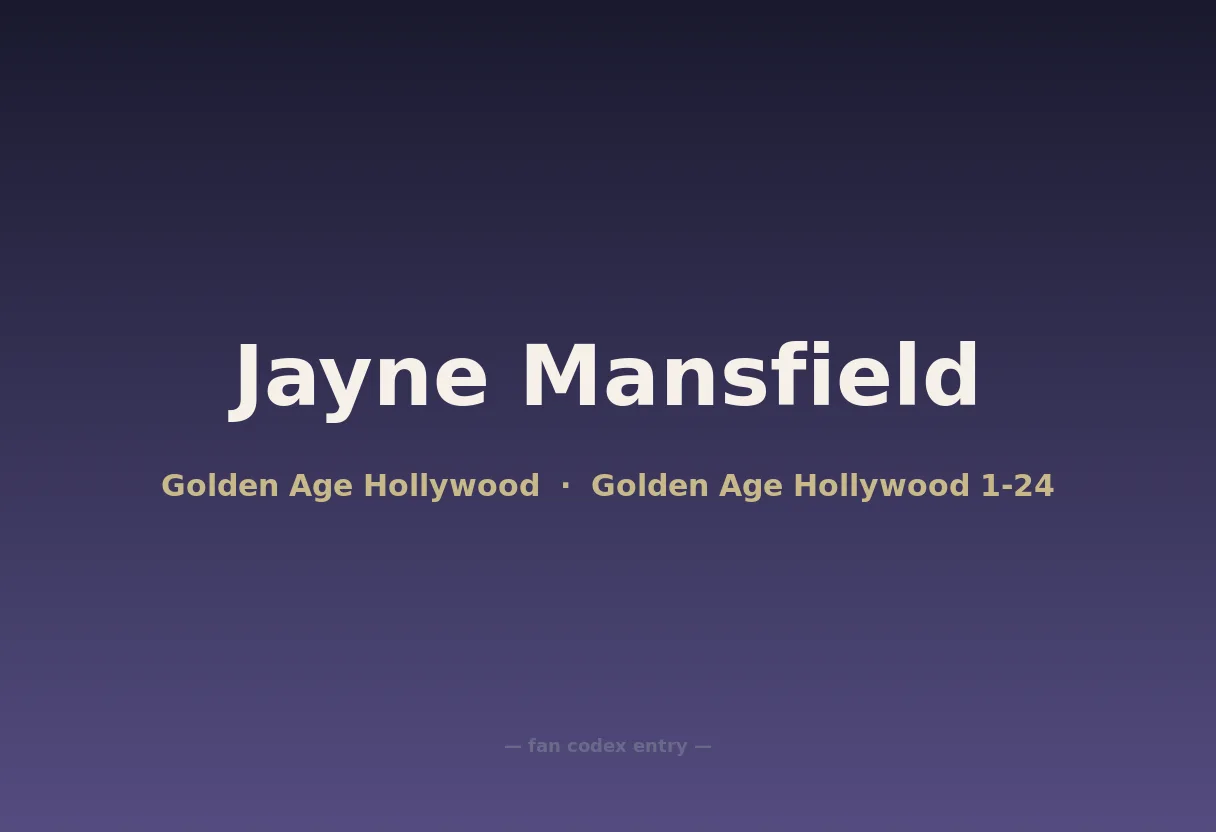 Jayne Mansfield
