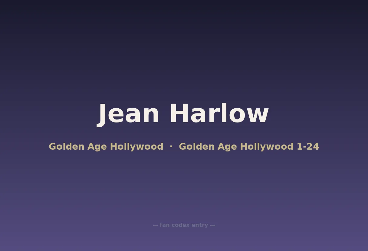 Jean Harlow