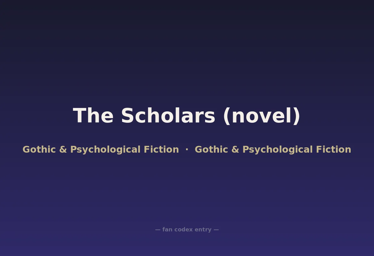 The Scholars (novel)