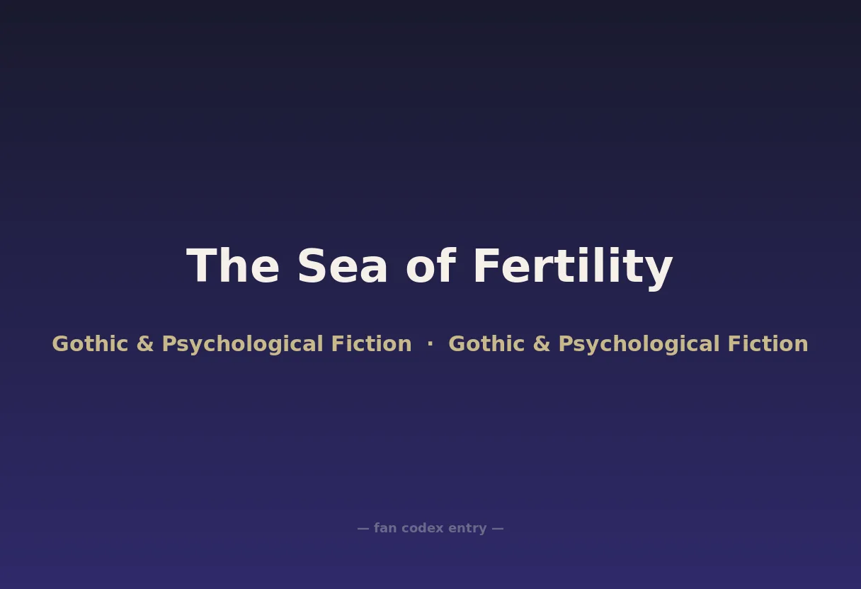 The Sea of Fertility