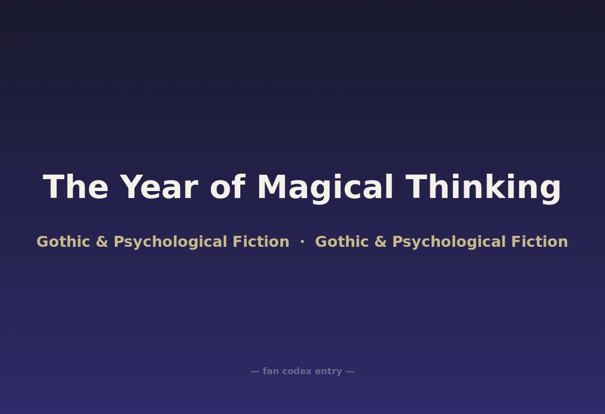 The Year of Magical Thinking