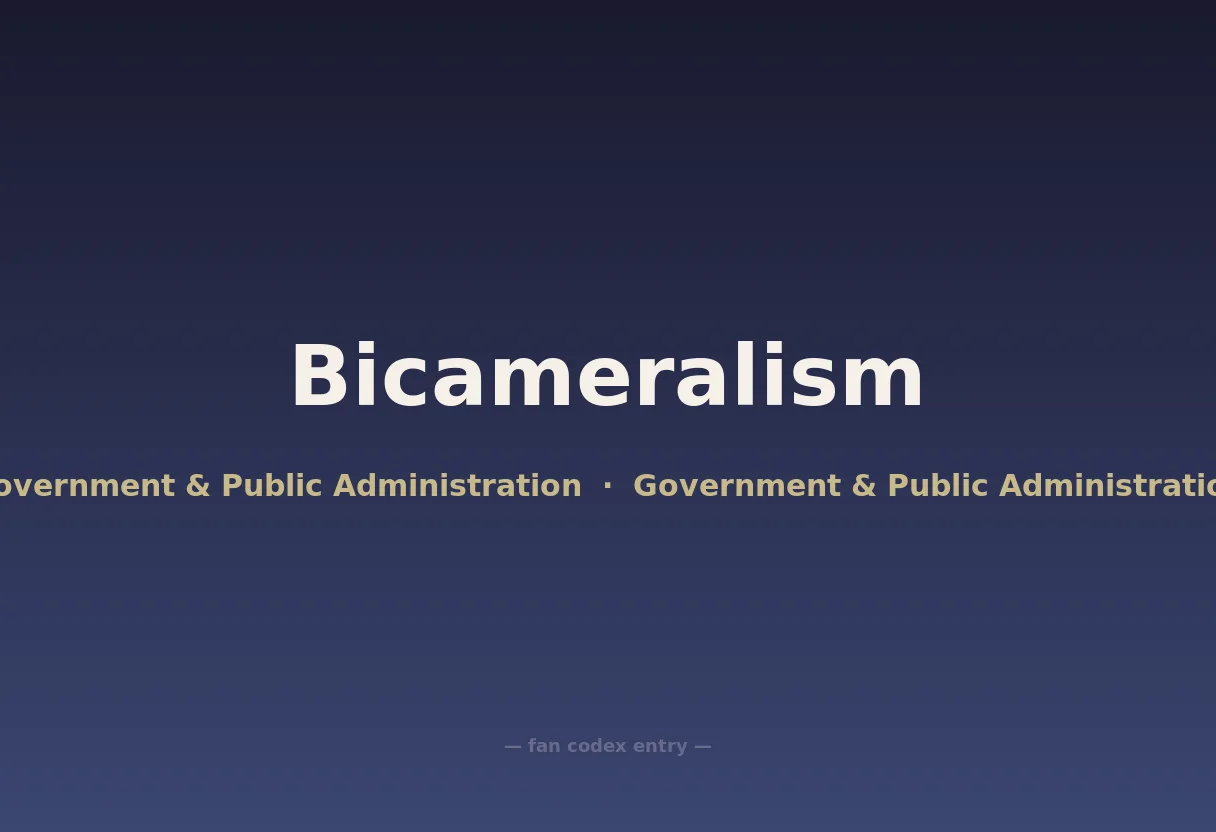 Bicameralism
