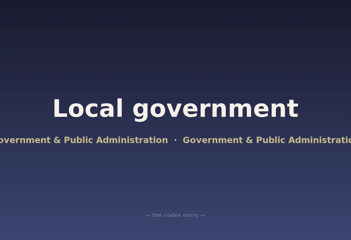Local government