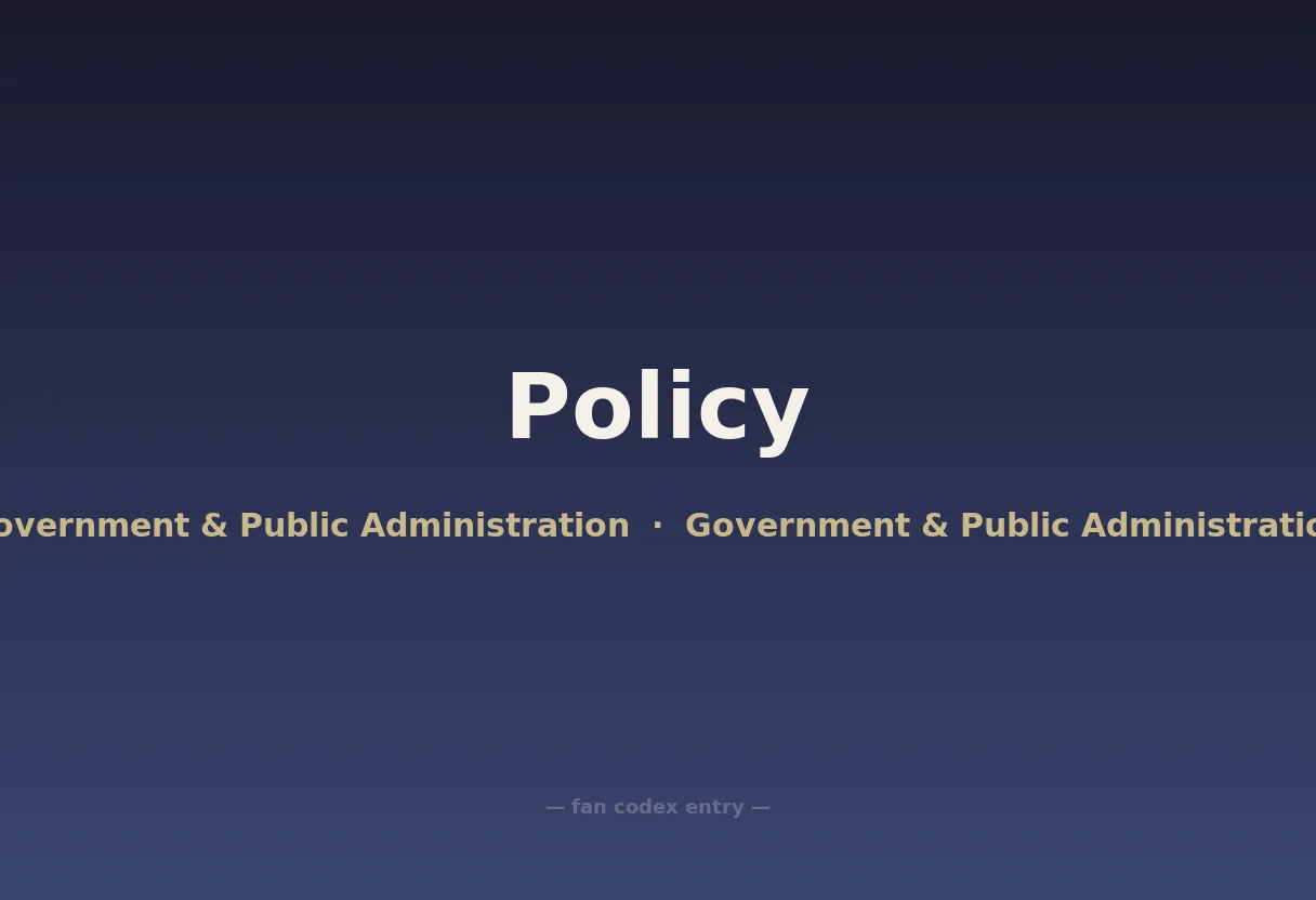 Policy
