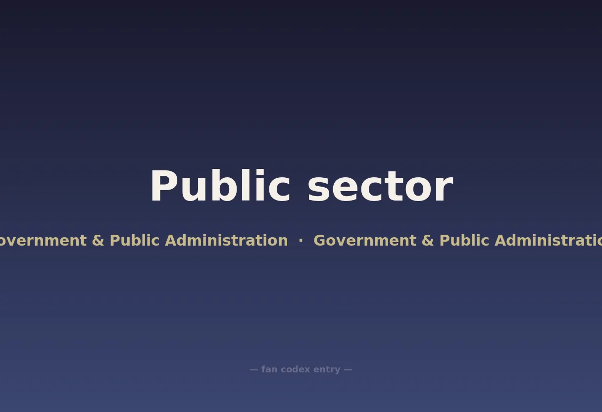 Public sector