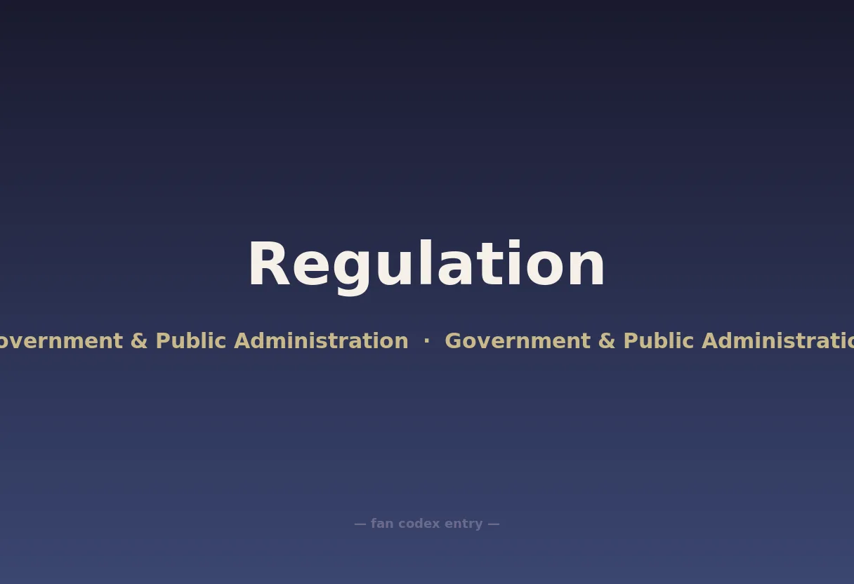 Regulation