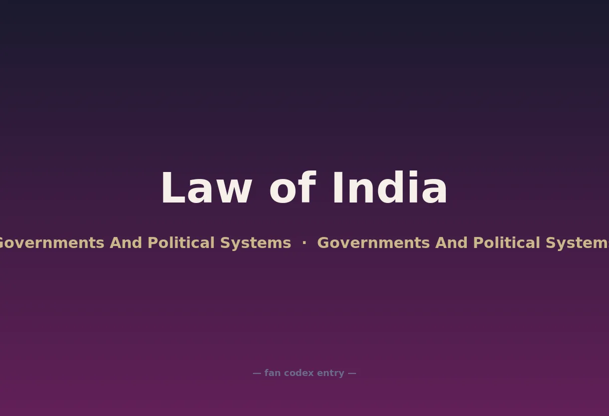 Law of India