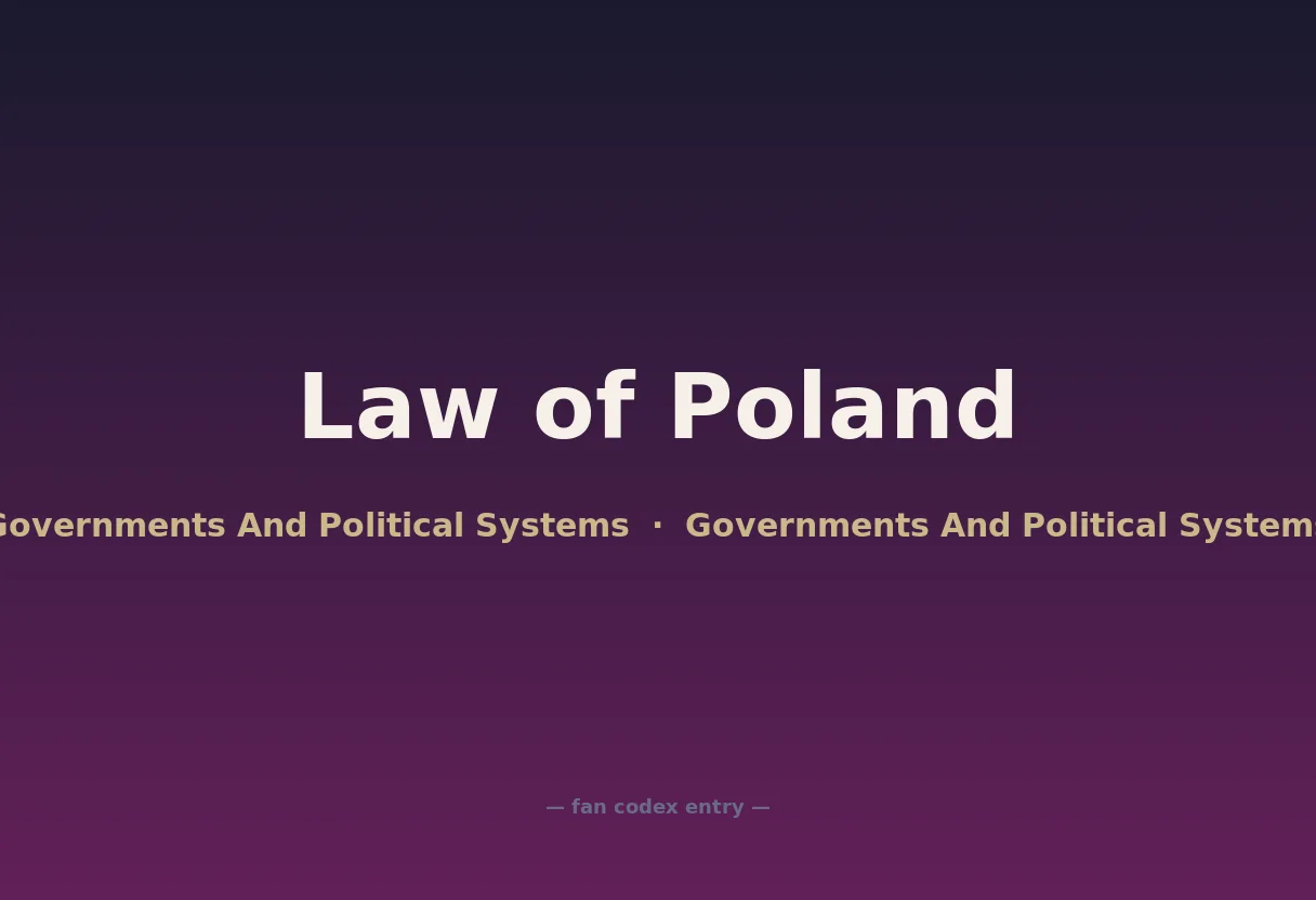 Law of Poland