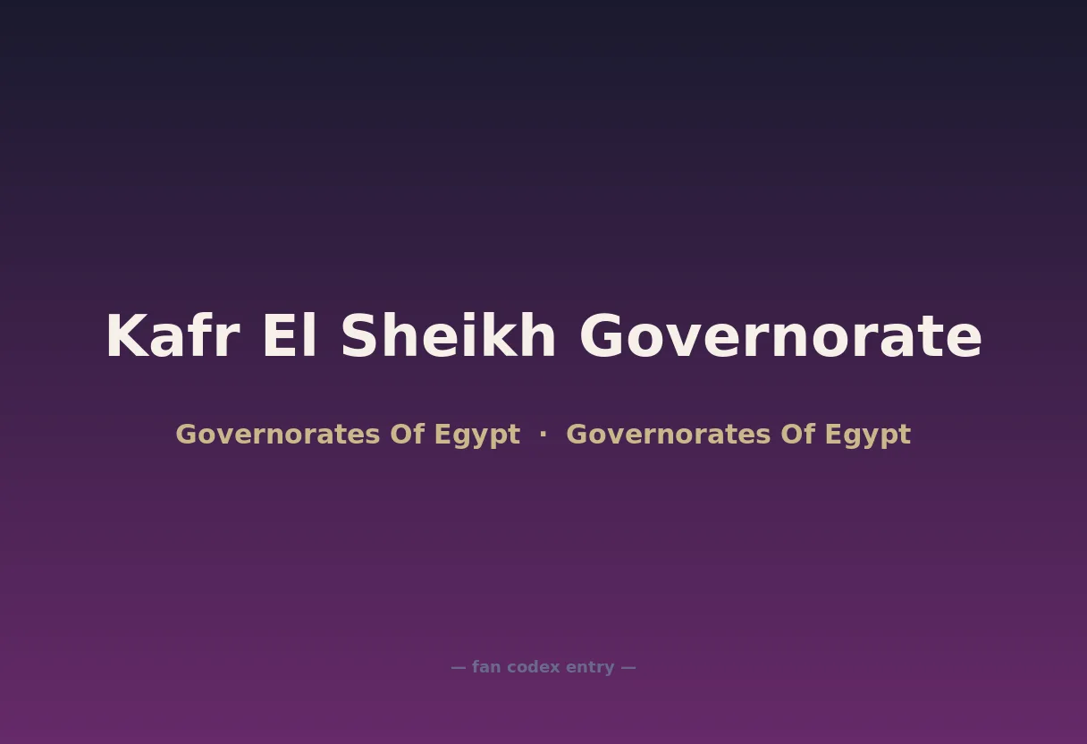 Kafr El Sheikh Governorate