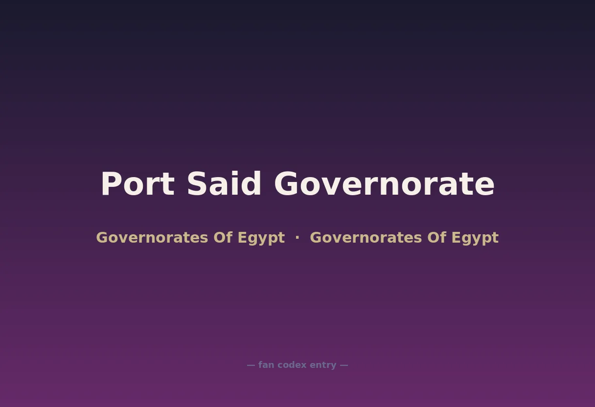 Port Said Governorate
