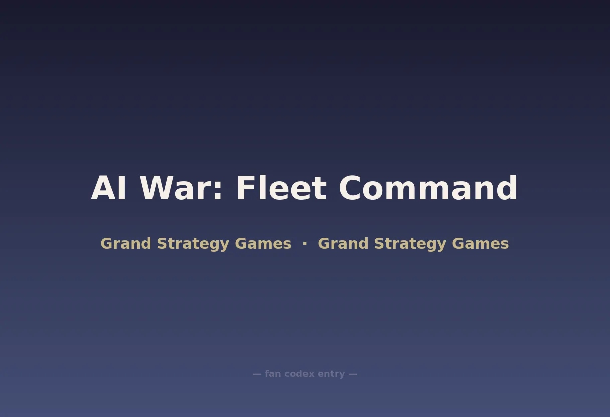AI War: Fleet Command
