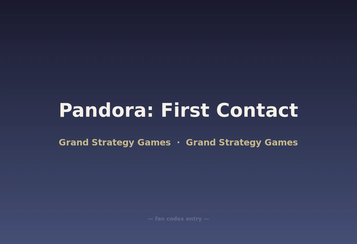 Pandora: First Contact