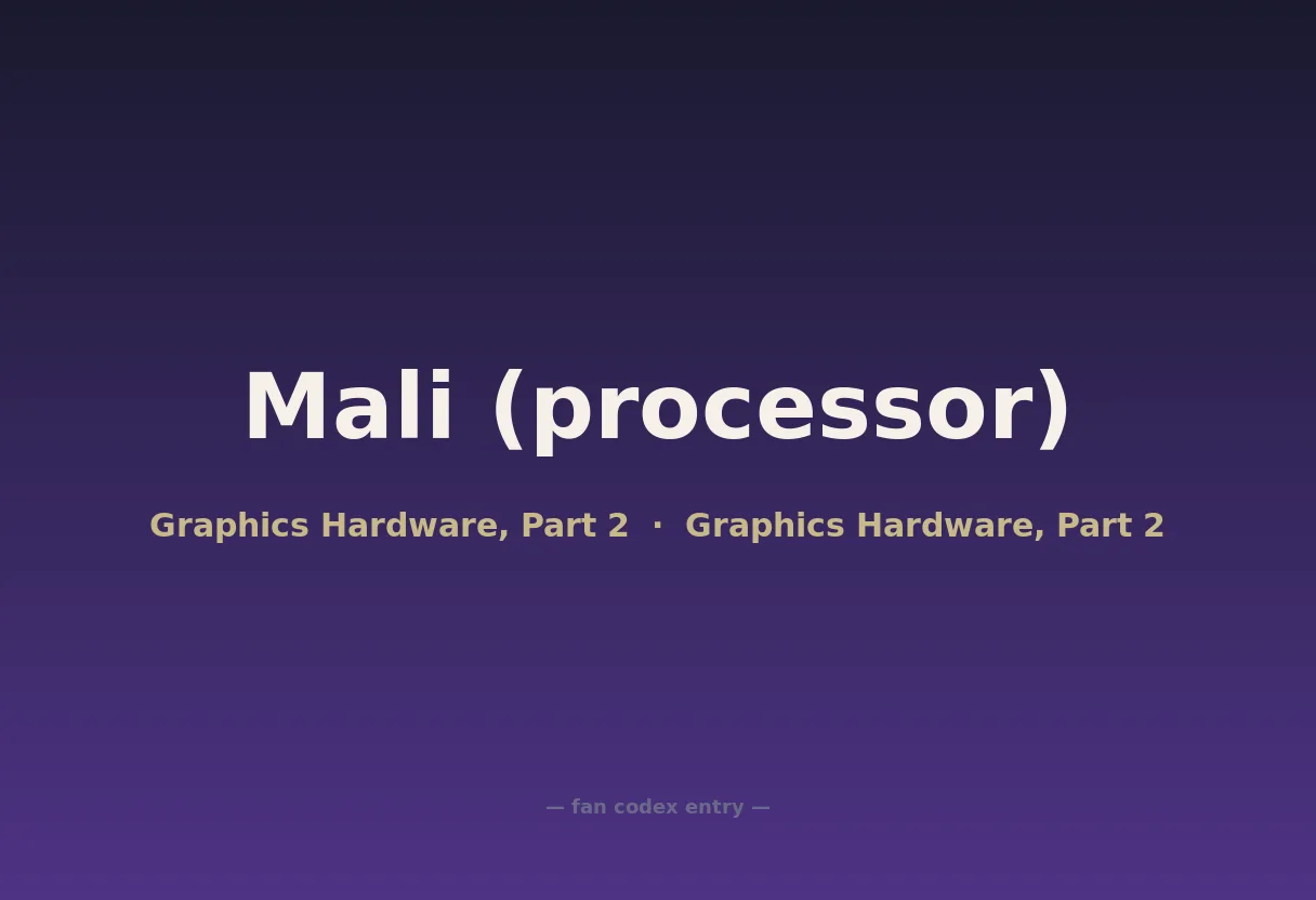 Mali (processor)