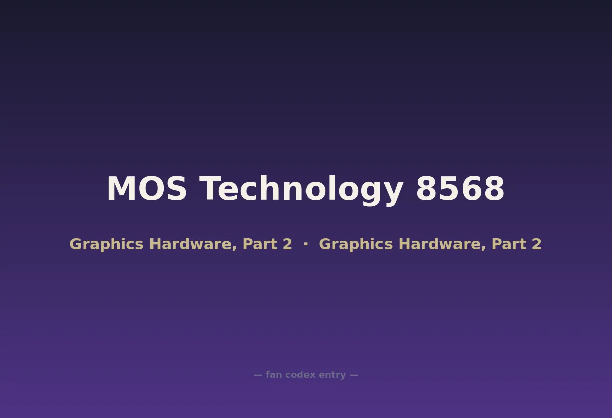 MOS Technology 8568